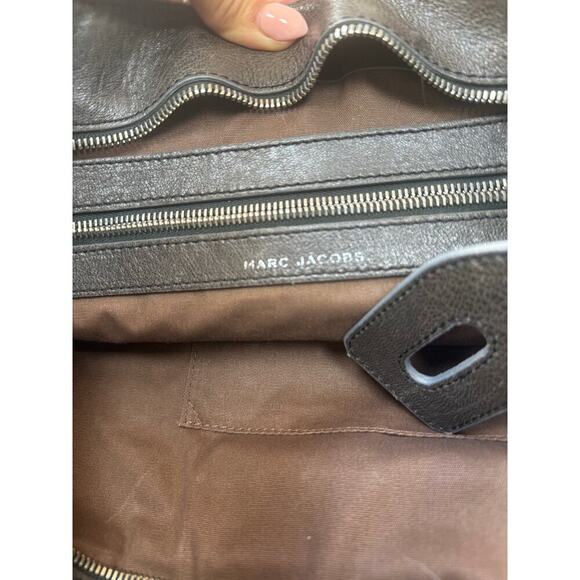 Marc Jacobs Large Rocket Tote with large rockstuds grey taupe leather - Picture 6 of 12